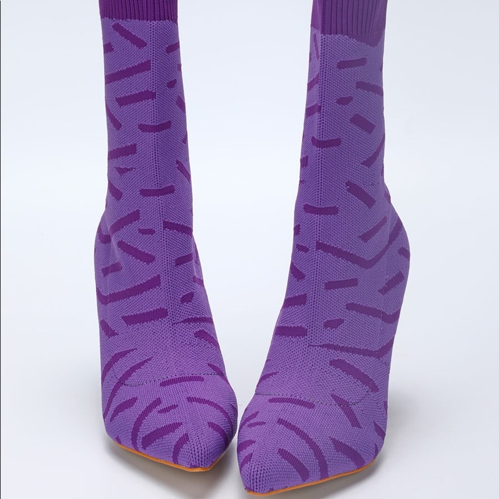 EGO- RICOCHET PURPLE PRINT KNIT - Picture 13 of 14